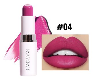 Lipstick Lipstick Two-in-one Sandwich Female Matte Moisturizing (Option: 04 Style)