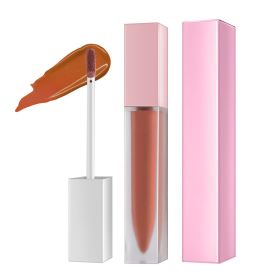 Lip Honey Matte Lipstick Glossy Clear Frosted Square Tube (Option: Style4-Diamond highgloss lip gloss)