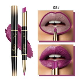 High Quality Double-headed Lipstick Lip Liner (Option: 05 Berry Color)