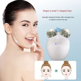 Facial Neck Massager IPL Device (Option: White-usb)