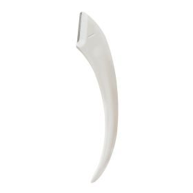 Eyebrow Trimming Knife With Comb Curved Moon Small Beauty Supplies Gadgets (Option: White-Eyebrow knife)