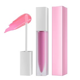 Lip Honey Matte Lipstick Glossy Clear Frosted Square Tube (Option: Style8-Diamond highgloss lip gloss)