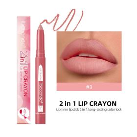 Two-in-one Lip Liner Long Lasting Waterproof Matte (Option: 1G-3 Style)