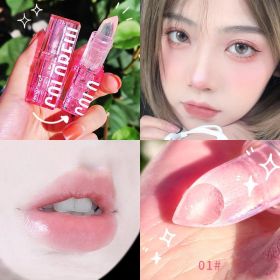 Moisturizing Color Temperature Lipstick Cute Girl Doodle Lip (Option: A1)