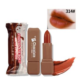 Fragrant Chocolate Soft Mist Moisturizing Matte Lipstick (Option: H9422314)