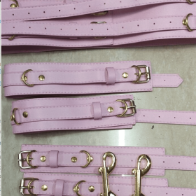 Women's Sexy Leather Bracelet Belt (Color: PINK)