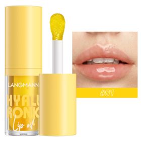 6 Colors Transparent Hyaluronic Acid Lip Balm Gloss (Option: 1 Honey)