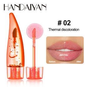 Color-changing Lip Gloss Pearlescent Mirror Glass Transparent (Option: 02 Style)