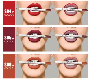 12 Colors Matte Lip Liner Single (Option: S01 Style-Lipliner)