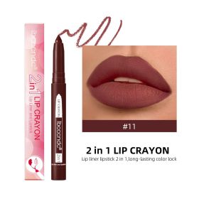 Two-in-one Lip Liner Long Lasting Waterproof Matte (Option: 1G-11 Style)