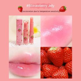 Nourishing Moisturizing Temperature Change Lipstick (Option: B Strawberry)