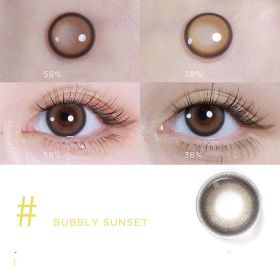 Mini Series Daily Color Contact Lenses (Option: Champagne Sunset-800Degree)