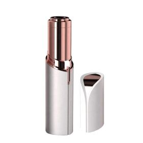 Lipstick Shaver Mini Portable Electric Eyebrow Trimmer Ladies Epilator Armpit Rechargeable Hair Remover Shaving Knife Mini Shaver (Color: White)