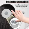 One-key Self-cleaning Hair Brush For Women Curly Hair Brush Anti-Static Airbag Massage Comb Airbag Massage Scalp Comb Professional Detangling One-key