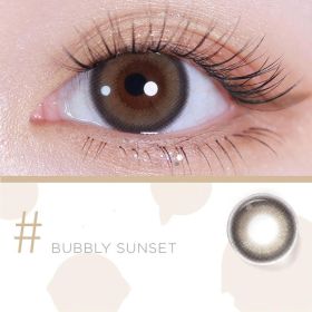 Mini Series Daily Color Contact Lenses (Option: Champagne Sunset-550Degree)