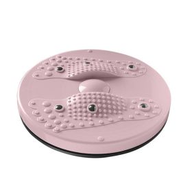 Home Sports Magnet Massage Waist Twister (Color: PINK)